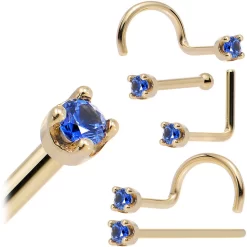 Solid 14KT Yellow Gold (September) 1.5mm Genuine Blue Sapphire Nose Stud Ring 27 Solid 14KT Yellow Gold (September) 1.5mm Genuine Blue Sapphire Nose Stud Ring -Body Jewelry Store NS 18Y BS 15 copy b0712873 c5e9 46ff 8752 71fff9f9cf74