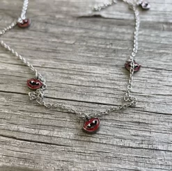 Gaby 14 Gauge 5/8 Red Monster Fang Halloween Dangle Nipple Chain 9 Gaby 14 Gauge 5/8 Red Monster Fang Halloween Dangle Nipple Chain -Body Jewelry Store fang chain snip a701d0a1 ec9a 43e9 9e8e 05b2fed5bcfe