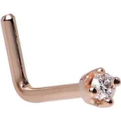 14KT Rose Gold 1.5mm Genuine Diamond Nose Ring -Body Jewelry Store l146at9jgbdxsgx9iqaz