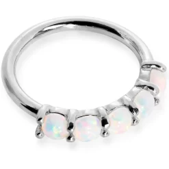 18 Gauge White Synthetic Opal 14kt White Gold Seamless Circular Ring -Body Jewelry Store oopbbqssw8nrnlev2bmj 606181e6 8705 4fbf 9270 b4ff39b37fa0